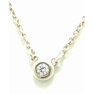 TIFFANYCo Tiffany By the Yard Necklace Silver Diamond